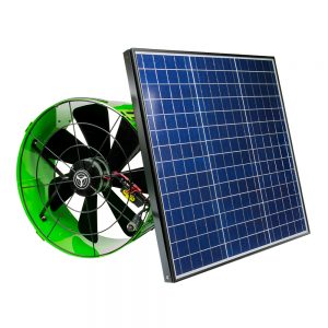QuietCool Solar Gable Attic Fan AFG SLR 30W